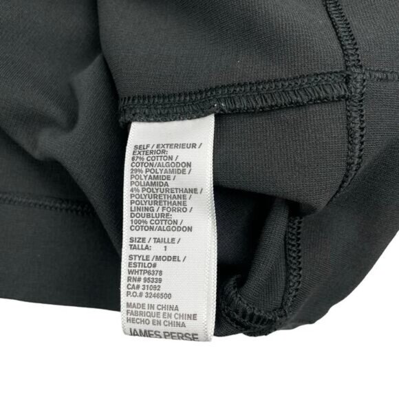 JAMES PERSE V-Neck Ponte Dress Sz Small Carbon - Picture 6 of 7